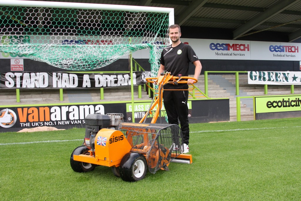 Forest Green Rovers Choose SISIS Aeration Machinery