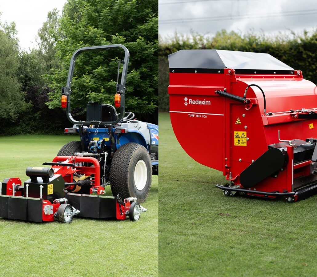 Redexim is pleased to announce the launch of two new machines: Verti-Cut Flex 2000 and Turf-Tidy 1100.