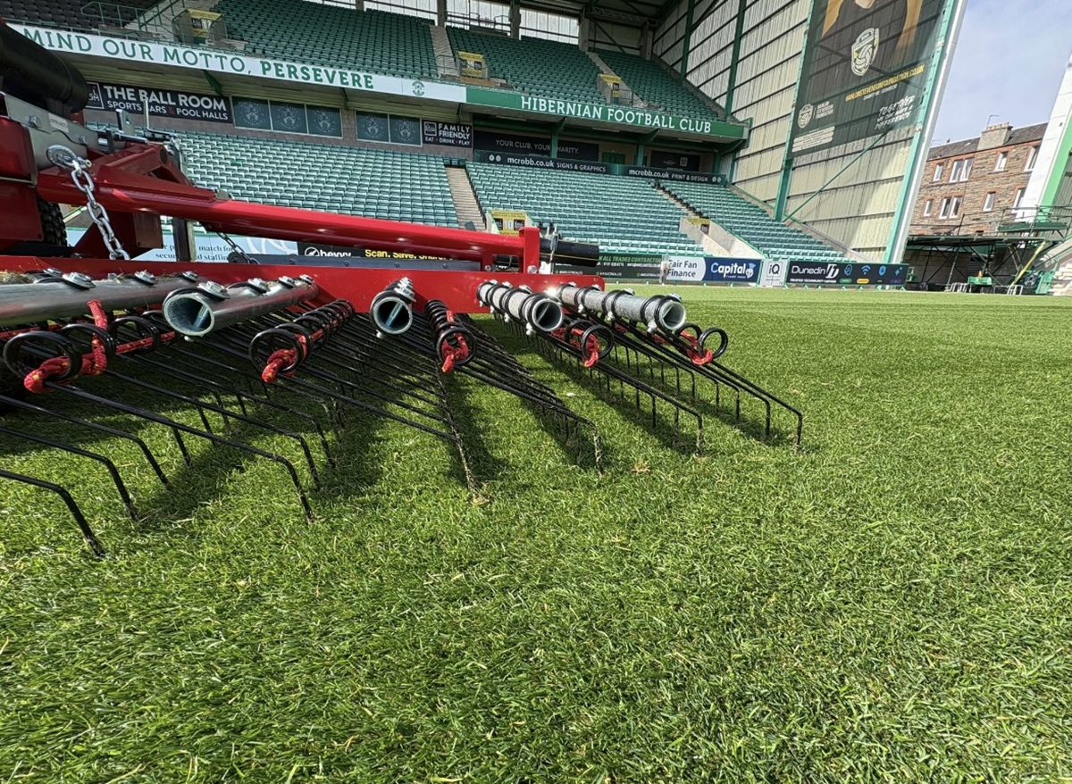 Hibernian FC Invests in Redexim Verti-Rake to Enhance Pitch Quality Hibernian FC Invests in Redexim Verti-Rake to Enhance Pitch Quality